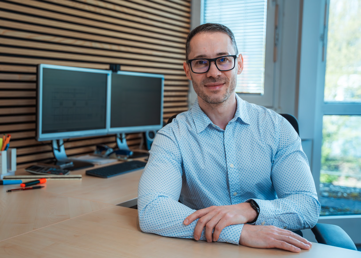 Arbeitsplatz im D+K Ingenieurbüro